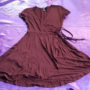 Forever21 Wrap Dress with Bow